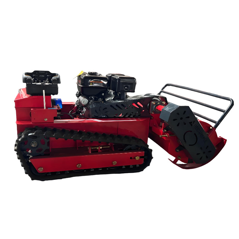 Oil-Electric Hybrid Remote-Control Tracked Brush Cutter | High-Torque | CE Certified | Ideal for Landscaping, Orchards & Slopes